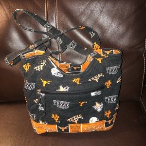 University of Texas Small Tote Shoulder Bag 9.75” x 3.5” x 10”